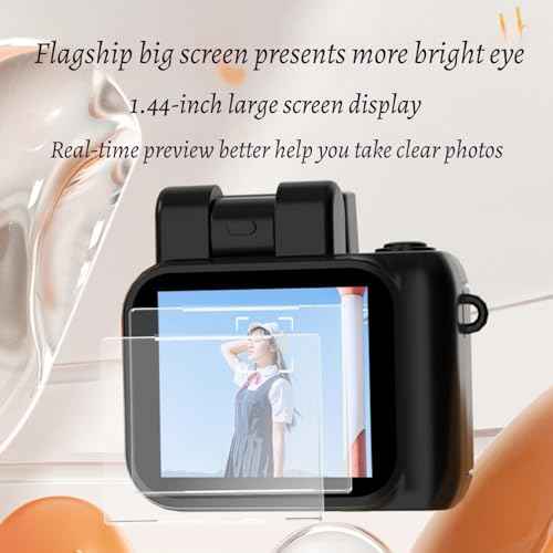 Retro Mini Camera, Mini Retro Digital Camera, Vintage Video Effects, Portable Easy to Operate (Pink)