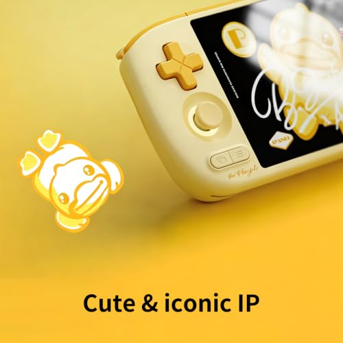 AYANEO Pocket Air Mini Yellow Handheld Retro Gaming Console 4.2" Screen