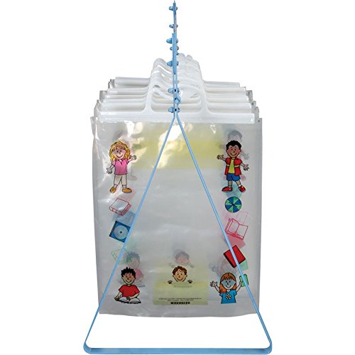 Really Good Stuff Store More Sturdy Hang-Up Totes Rack, 20"W x 12"D x 20"H - Tip and Scratch Resistant Base - Classroom Organization, Preschool and Elementary Classroom Must Haves, Teacher Supplies