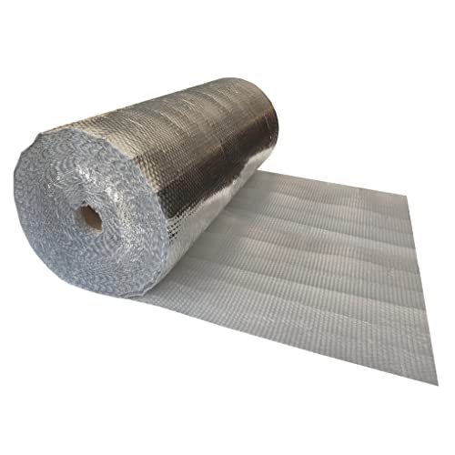 UBMOVE Reflective Insulation Bubble Roll 48 x 125 Inches - Thermal Barrier for Home & Construction