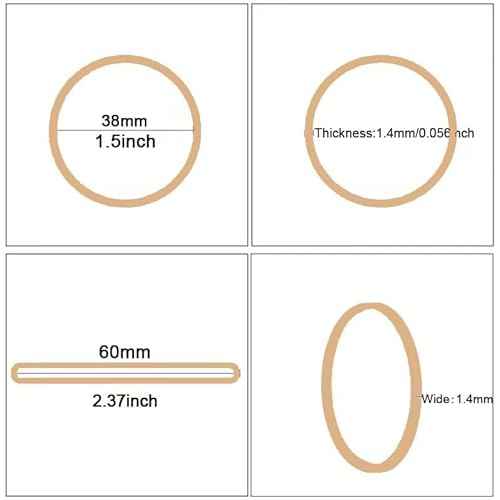 Rubber Bands Size#16,Elastic Band Beige #16 Small Rubber Band 500Pcs For Office Home Supplies(2-1/2" x 1/16'')