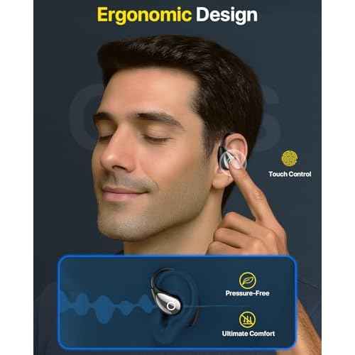 AI Translation Earbuds Real Time, 144 Language Translator Earbuds OWS 3-in-1 Translation Headphones, Translation Device for Travel Business Learning Compatible with iOS and Android£¨Black£©