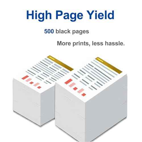 Remanufactured 410XL ink cartridge High Page Yield Black Ink Replacement for Epson 410 XL 410xl T410 for Expression XP-7100, XP-830, XP-640, XP-530, XP-630 and XP-635 Printers (High Capacity, 2 Pack).