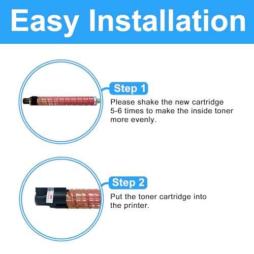 LCL Compatible Toner Cartridge Replacement for Ricoh 841681 841753 MP C4502 C5502 C5502A (1-Pack Magenta)