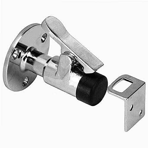 RedSnake Marine Grade 316 Stainless Steel Heavy Door Stopper Catch Set Surface Mirror Treatment Boats Yachts Ships Hatch Stopper Soft Stop and Catch Anti-Collision Holder Hold Keep Door Open (2PCS)