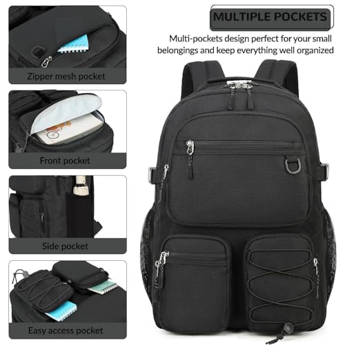 Lohol Water Resistant Daypack with Mulitiple Pockets for School