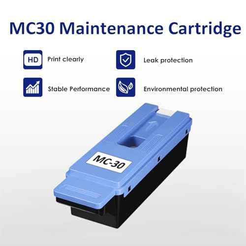 MC-30 Maintenance Cartridge MC30 Waste Collection Cartridge Tank Compatible for Canon Imageprograf GP-2000 4000 PRO-2100 4100 4000 6000 6100 TX-3000 3100 4100 4000 Printer