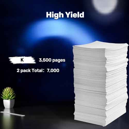 30X High Yield Black Toner with Chip Compatible for CF230X Cartridge Work with Laserjet M227fdw M227fdn M203dn M227sdn M203d M227 M203 Printer (Total 2 Pack)