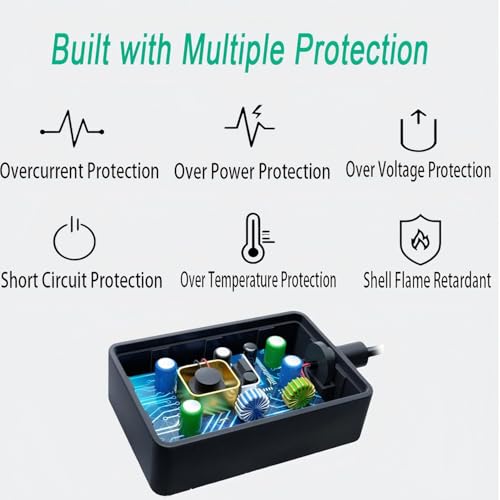 Universal Power Adapter for Yealink VoIP Phones T54W T58V T56A T52S T46S T48G MP58