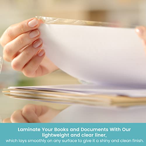 Con-Tact Clear Adhesive Book Cover Liner 13.5" x 5' for Books & Documents