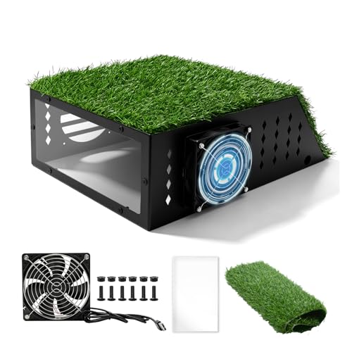 Golf Simulator Projector Enclosure with Cooling Fan & HD Acrylic Panel