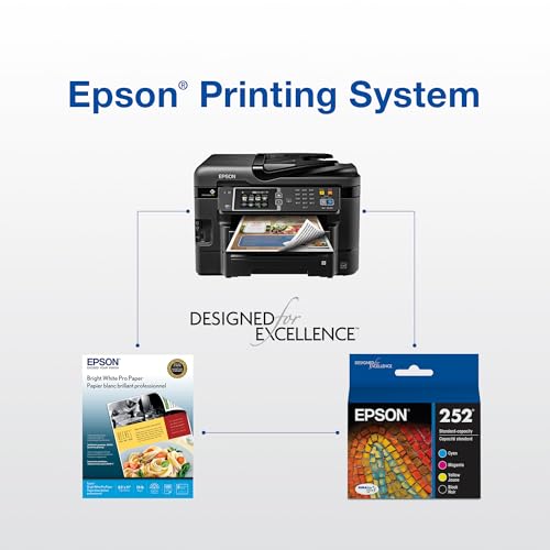 EPSON 252 DURABrite Ultra Ink High Capacity Magenta Cartridge (T252XL320-S) Works with WorkForce WF-3620, WF-3640, WF-7110, WF-7610, WF-7620, WF-7710, WF-7720, WF-7210