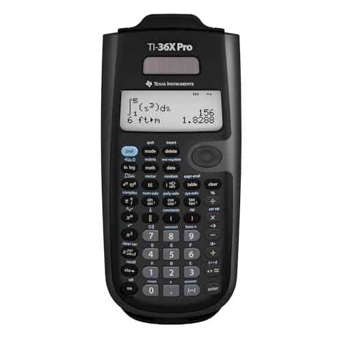 Texas Instruments TI-36X Pro Engineering/Scientific Calculator | 9.7 Inch | Black.