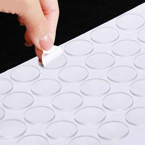 350 Pcs (0.79 Inch Diameter) 20mm Double Sided Adhesive Glue Round Dots Stickers Removable Clear Sticky Tack Putty Waterproof for Balloon, Crafts, Art Decoration
