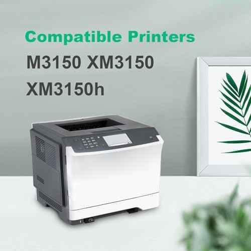 24B6186 Toner Cartridge Compatible Replacement for Lexmark 24B6186 for M3150 XM3150 XM3150h Printer