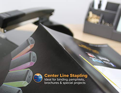 Bostitch Saddle Stapler No-Jam, 20 Sheets, Booklet Binding (B440SB) – Saddle Stapler