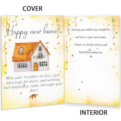 New Home Card, Funny Housewarming Card Gifts for Women Men, Congratulations on Having a New House Cards