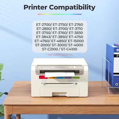 502 Ink Refill Bottle ET-2850 ET-3850 ET-2760 ET-2980 Replacement for 502 Ink Bottles for ET15000 ET-3830 ET-4850 ET 2850 ET 3850 ET 2760 ET-3843 ET-4760 ET-2750 ET-3760 ET3750 ET4750 Printer 10 Pack