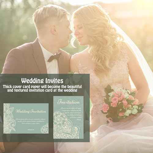 gisgfim 200 Set 5 x 7 Flat Blank Note Cards and Envelopes with A7 Cardstock Envelopes Self Seal Printable White Cardstock with Envelope Wedding Blank Invitations Kit for All Occasion (NOT FOLDED)