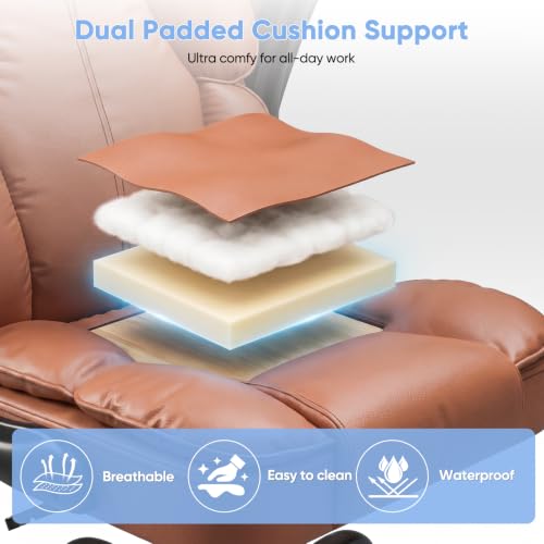 Executive Managerial Chair with Adjustable Headrest – Kensaker