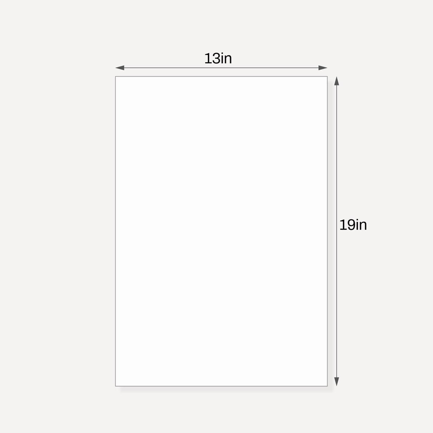 Somime 10 Pack Backing Boards, 13x19 Uncut White Mats Matboards, Acid-Free Backerboards for Art Prints, Ideal for Photos, Pictures, Prints, and Frames
