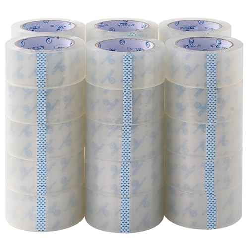 Heavy Duty Packing Tape Clear 36 Rolls, Total 2340Y, 2.5 Mil, 1.88 inch x 65 Yards, Ultra Strong Packing and Shipping Tapes
