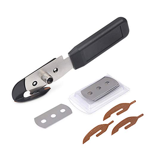 Gomake Single Vinyl Backing Cutter Knife with 10 Blades & PTFE Stickers – Car Tint & Wrap Tool