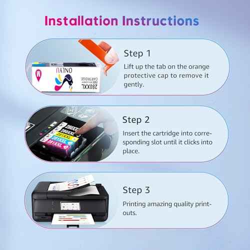 ONLYU Compatible Ink Cartridge Replacement for Canon 280 281 PGI 280 XXL CLI 281 XXL for PIXMA TR8520 TR7520 TS6120 TS6220 TS6320 TS8120 TS8220 TS9120 TS9520 TS9521C TS702 Printer (10 Pack)