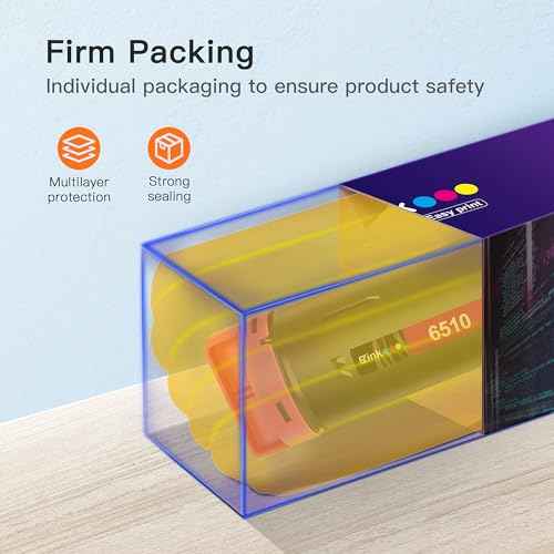 E-Z Ink Toner Cartridge 6510 106r03474 106r03477 106r03478 106r03480 106r03479 Compatible Replacement for Xerox 6515 Toner High Yield to Use with Xerox Phaser 6510 WorkCentre 6515 Printer (4 Pack)