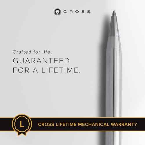 Cross Century II Refillable Ballpoint Pen Presented in a Luxury Gift Box - Medium Point, Black Ink, Lustrous Chrome