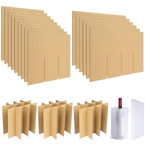 codree 3 Sets Glass Packing Kits- Dividers for Moving Boxes-