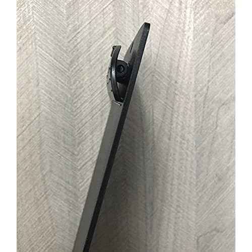 Plastic Clipboard, for Memo Menu Credit Card Receipt, 4x9in, Black (12-Pack)