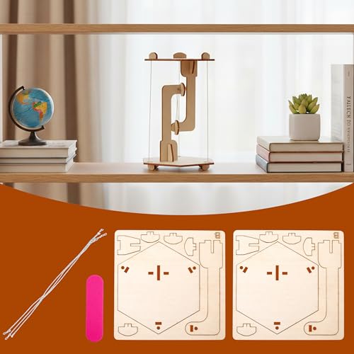 Anti-Gravity Tensegrity Wood Table Model Kit for STEM Learning & Desk Decor