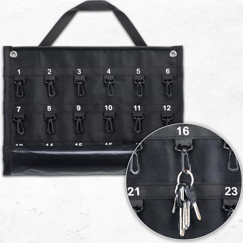 Rollable Key Case Organizer for Professionals — Holds 30 Keys