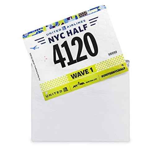 Gone For a Run Designed Bibfolio Race Bib Display Vinyl Protector Sheets | 4 Pack (12 Vinyl Sheets/Pack) - 48 Sheets