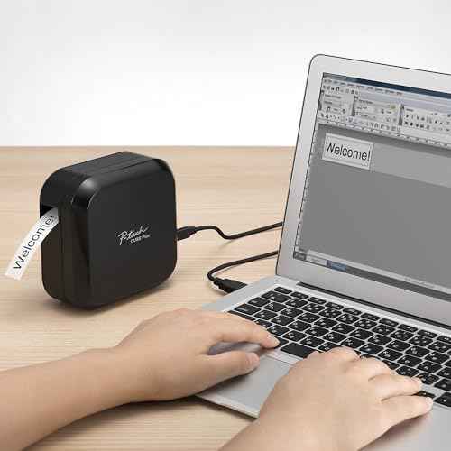 Brother P-touch CUBE Plus Bluetooth Label Maker (PT-P710BT), white