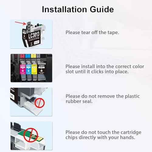 LC3013 Ink Cartridges BK/C/M/Y Compatible Replacement for Brother LC3013 LC3011 High Yield Work for Brother MFC-J497DW MFC-J491DW MFC-J690DW MFC-J895DW Printer (12-Pack,3BK/3C/3M/3Y)