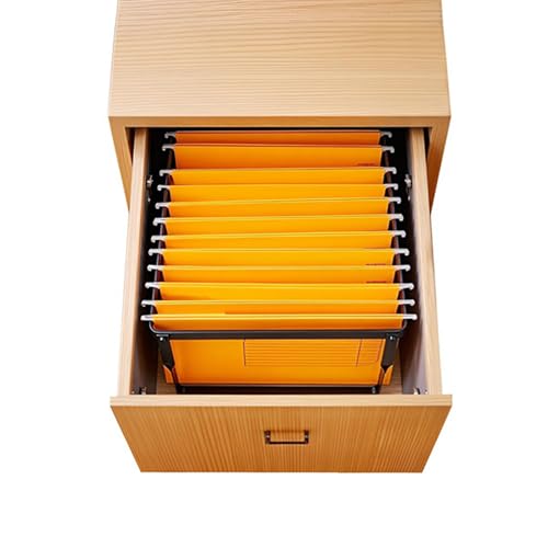 Hanging File Folder Frame for Desk Drawer - Black, 11-3/4" Letter Folders