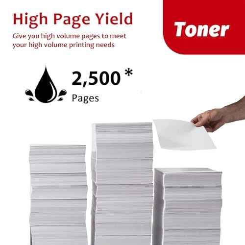 F156602 Black Toner Cartridge - High Yield Replacement for Canon F156602 Toner, Compatible with F156602 Printer (1-Pack)