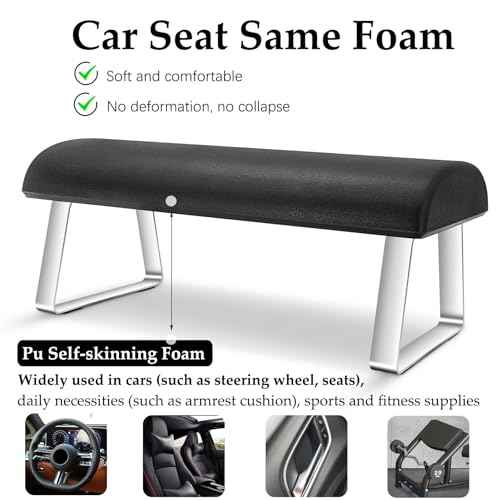 Waterproof Footrest, Upgraded High Elasticity Foot Rest Under Desk Footrest, Ergonomic Foot Rest for Under Desk at Work, Highly Supportive, No Deformation, Black