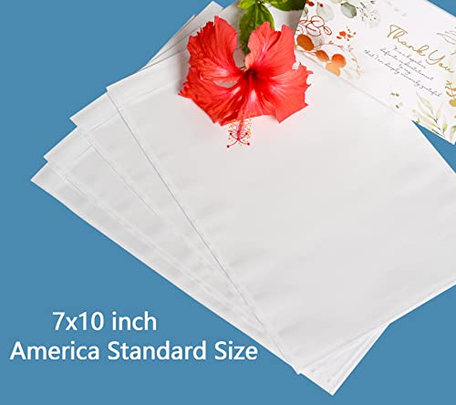 1000 Pack 7x10 Inch Clear Self-Adhesive Shipping Envelopes Waterproof Packing Bags