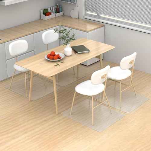 Chair Mat for Hardwood Floor Rectangles 28" x 30", Small Desk Floor Protector Chair Mats for Chairs, Clear Office Chair Mat for Low Pile and Hardwood Floor,Small Chair mat