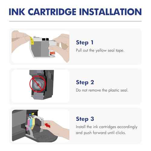 LC401XL LC401 MFC-J1010DW Ink Cartridges for Brother Printer LC 401 401XL for MFC-J1010DW MFC-J1170DW MFC-J1012DW MFC-J1800DW MFC J1010DW - 4 Pack High Yields Black Cyan Magenta Yellow