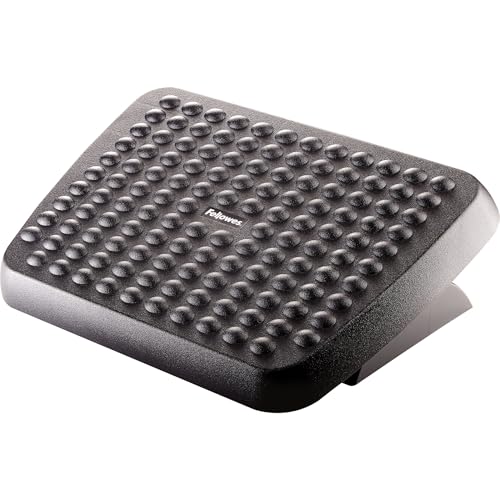Fellowes 48121 Standard Foot Rest Graphite, 3.75 x 17.63 x 13.13 in – dual-height, tilting platform