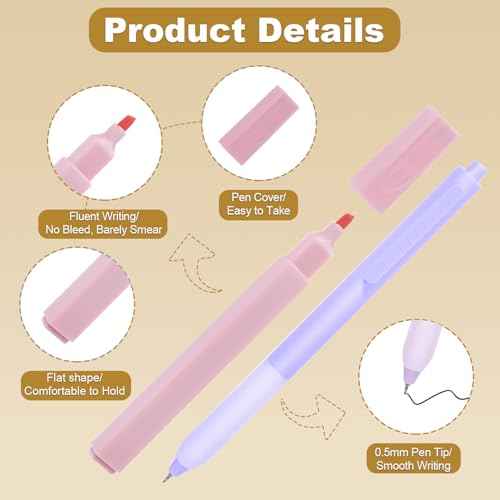 Bible Study Supply Kit Journaling Set with 12 No Bleed Highlighters, 6 Bible Pens, 75 Tabs and 2 Sticky Notes, Ideal for Christian Gifts & Scripture Annotation