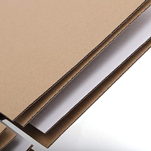 Eupako 4x4x4 Inch Cardboard Mailer Boxes (25 Pack) Brown Small Shipping Boxes