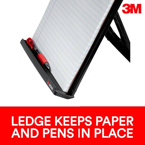 3M Desktop Document Holder for Monitor – Adjustable Paper Organizer for Office