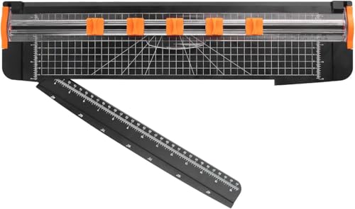 18 Inch Paper Cutter with 5 Replacement Blades - Portable Craft Trimmer