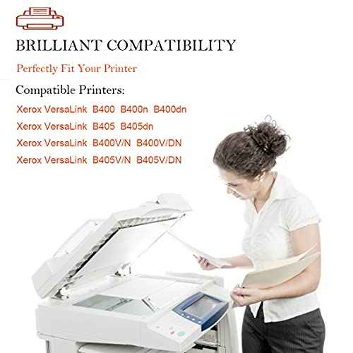 Remanufactured B400 B405 Toner Cartridge for Xerox VersaLink B400 B400n B400dn B405 B405dn Printers 106R03584 Extra High Capacity 24600 Pages ( Black x 1 )
