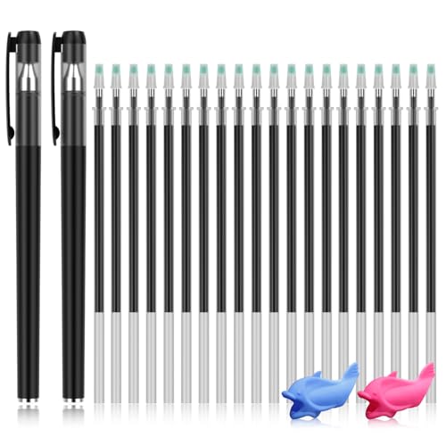 Grooved book magic pens for kids disappearing ink pens and reusable grooved handwriting practice or grooved writing books for kids 3-5, children magic copy books, invisible ink pen refills.